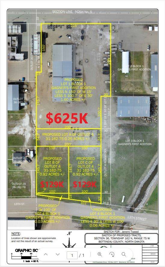102 11th Street East Bottineau, North Dakota — Bottineau, Bottineau County, ND — commercial — home for sale