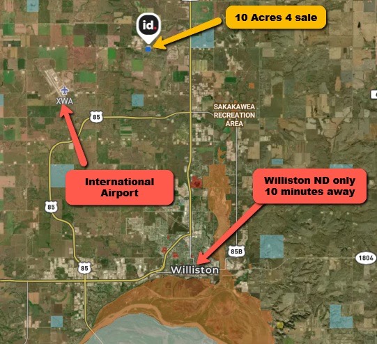 13782 60th Street Northwest Williston, North Dakota — Williston, Williams County, ND — land — home for sale