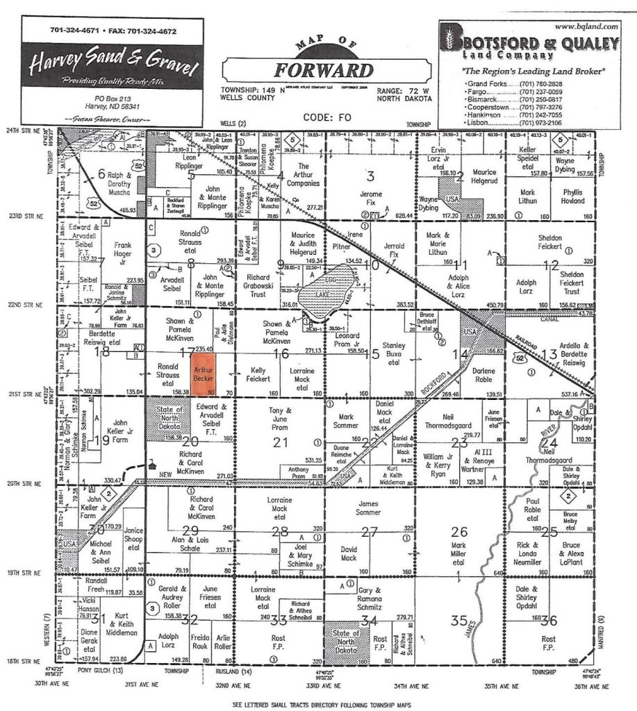 3150 21st St. NE Harvey, North Dakota